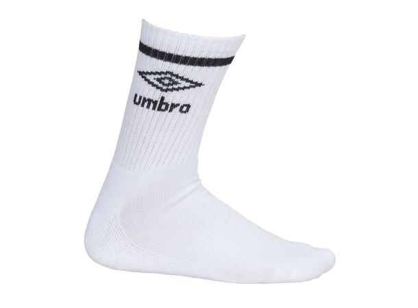 UMBRO Core Tennis Socks 3 pk Hvit 30-34 Gode tennissokker 