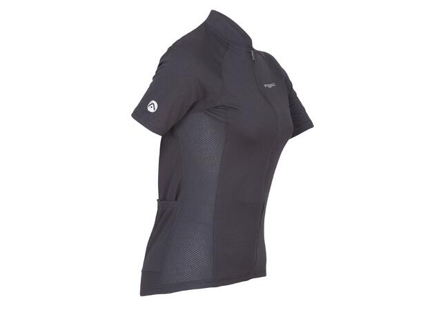 FIBRA Active Bike SS Jersey W Sort XS Sykkeltrøye i pustende mesh 