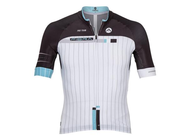 FIBRA Pro Bike SS Jersey Hvit S Tettsittende sykkeltrøye 