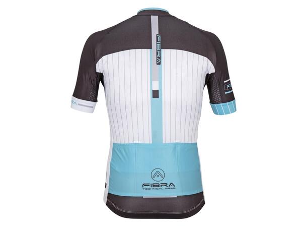 FIBRA Pro Bike SS Jersey Hvit S Tettsittende sykkeltrøye 