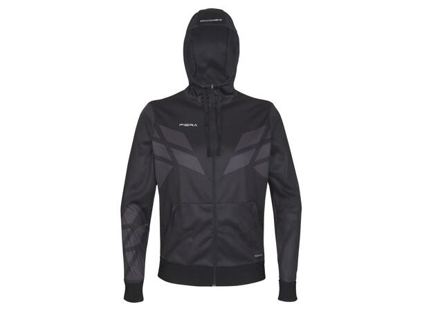 FIBRA Sync Hood Zip Jr Sort 164 Junior hettejakke med børstet innside 