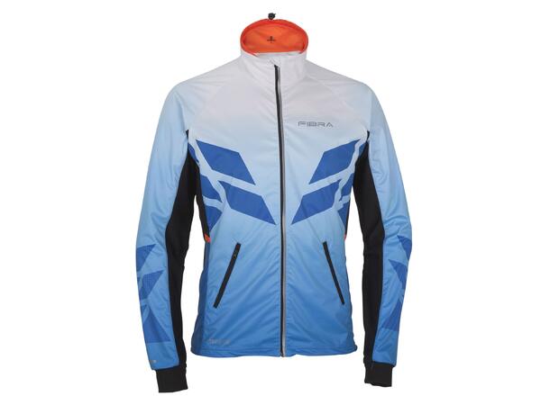 FIBRA Sync Hybrid Jacket Blå M Treningsjakke med vindtett front