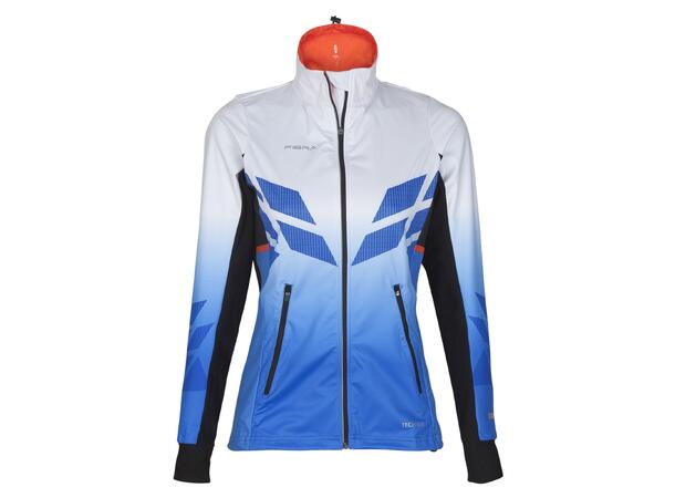 FIBRA Sync Hybrid Jacket W Blå XXL Treningsjakke med vindtett front