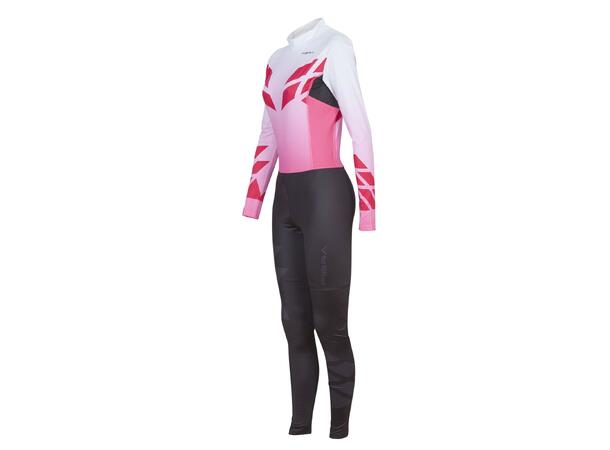 FIBRA Sync Ski Racesuit W Rosa S Konkurransedress av elastisk materiale