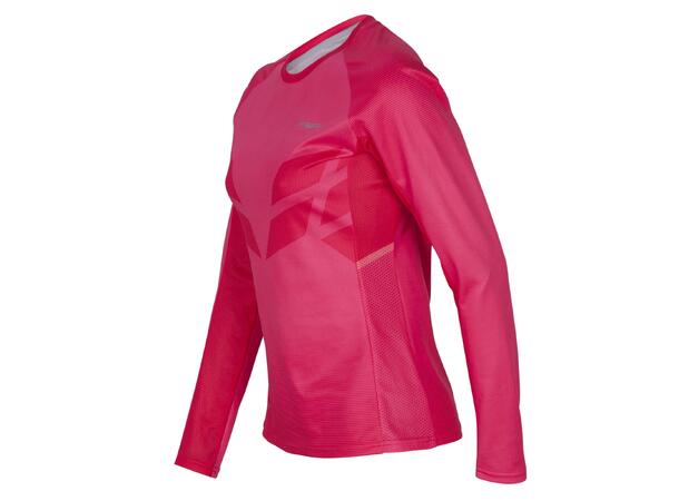 FIBRA Sync Tee Ls W Rosa XXL Lett komfortabel Trøye 