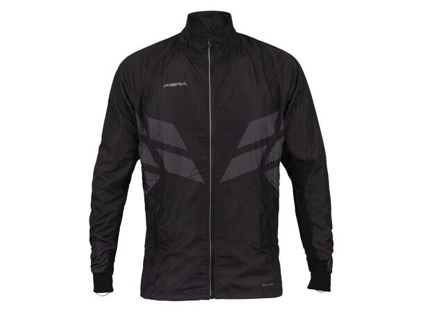 FIBRA Sync Trn Jacket Warm Sort M Treningsjakke med børstet innside 