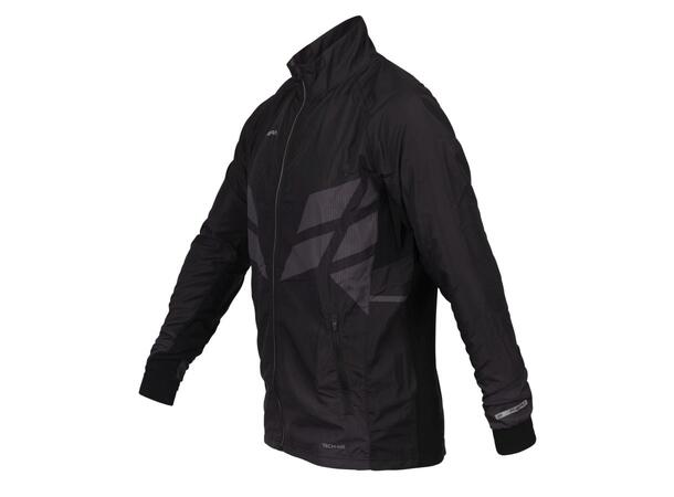FIBRA Sync Trn Jacket Warm Sort M Treningsjakke med børstet innside 
