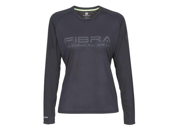 FIBRA Xtrm Tee Ls W Sort XS Lett og luftig langermet treningstrøye 
