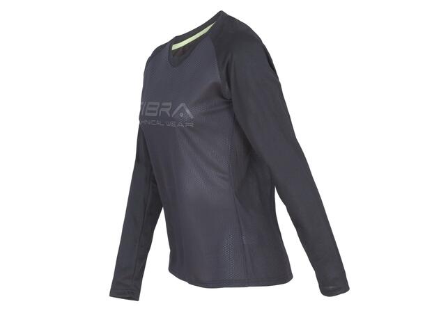 FIBRA Xtrm Tee Ls W Sort XS Lett og luftig langermet treningstrøye 