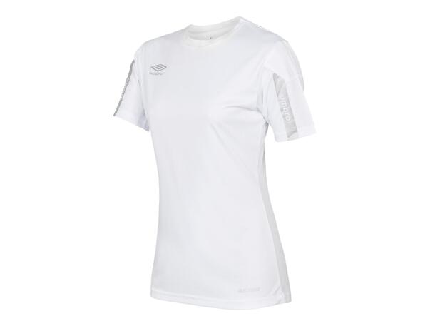 UMBRO Core SS Jersey W Hvit 46 Teknisk kortermet spillertrøye 