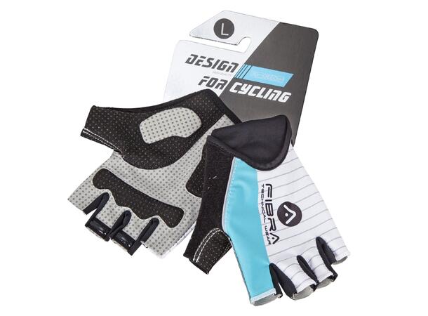 FIBRA Pro Bike Summer Glove Hvit L Gode sykkelhansker 