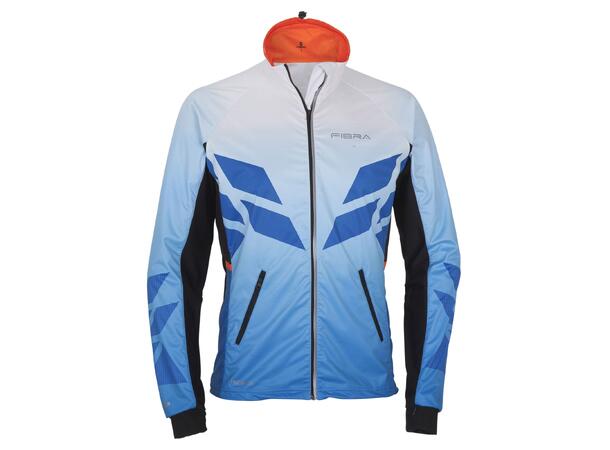 FIBRA Sync Hybrid Jacket Blå L Treningsjakke med vindtett front 