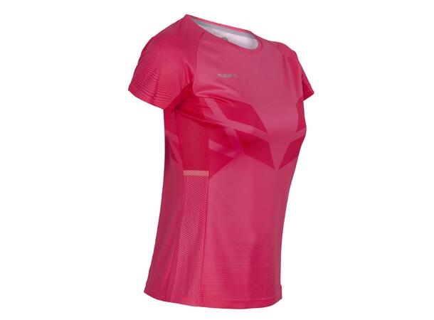 FIBRA Sync Tee W Rosa M Lett komfortabel T-skjorte for dame 