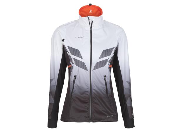 FIBRA Sync Hybrid Jacket W Sort S Treningsjakke med vindtett front