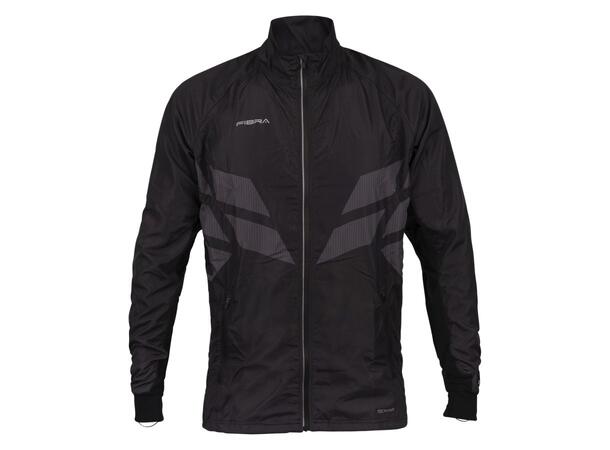 FIBRA Sync Trn Jacket Warm Sort XL Treningsjakke med børstet innside