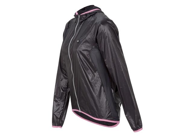 FIBRA Xtrm Pack Jck Hood W Sort XS Vind og vanntett hettejakke 