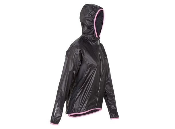FIBRA Xtrm Pack Jck Hood W Sort XS Vind og vanntett hettejakke 