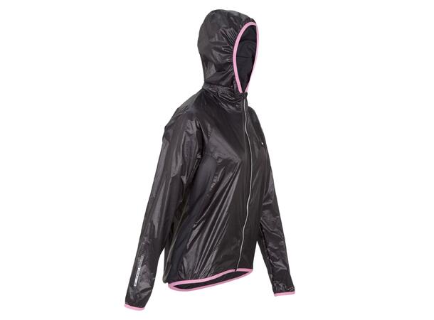 FIBRA Xtrm Pack Jck Hood W Sort XS Vind og vanntett hettejakke 