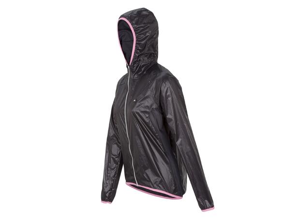 FIBRA Xtrm Pack Jck Hood W Sort XS Vind og vanntett hettejakke 