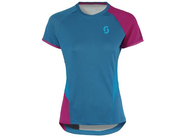 SCOTT Shirt Trail RUN s/sl W Blå XL T-skjorte trial løping