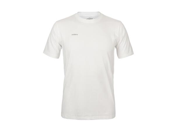 UMBRO Core Cotton Stretch Tee Hvit 3XL Rundhalset t-skjorte