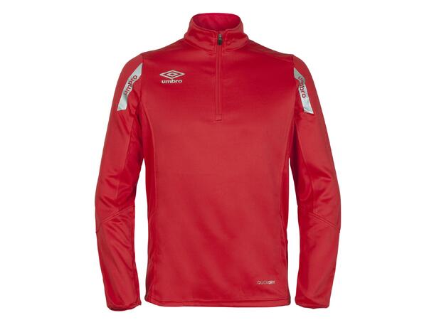 UMBRO Core Sweat Half Zip Rød XXL Treningsgenser i teknisk kvalitet 