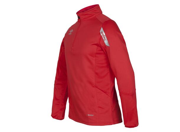 UMBRO Core Sweat Half Zip Rød XXL Treningsgenser i teknisk kvalitet 