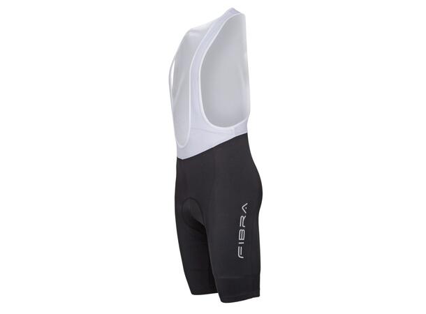 FIBRA Active Bibshorts Sort S Sykkelshorts med sele 