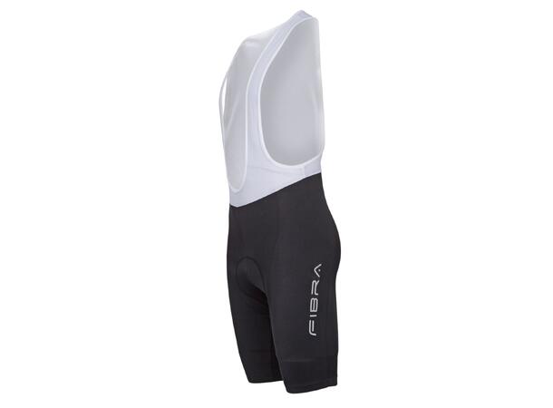 FIBRA Active Bibshorts Sort S Sykkelshorts med sele 
