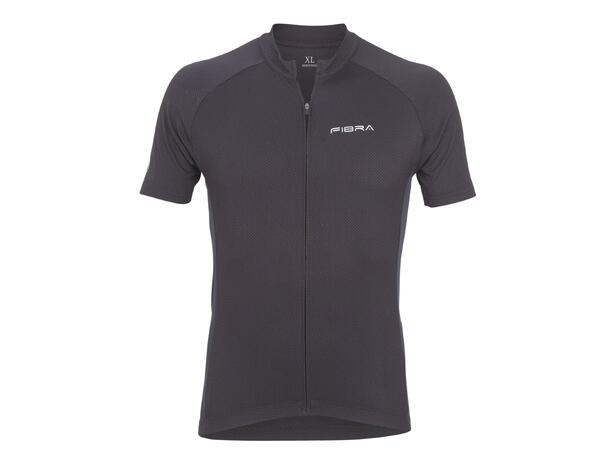 FIBRA Active Bike SS Jersey Sort L Sykkeltrøye i pustende stretch 