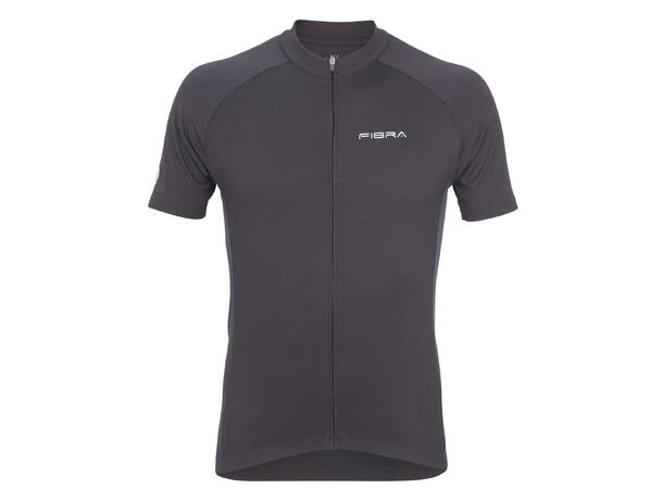 FIBRA Active Bike SS Jersey Sort L Sykkeltrøye i pustende stretch 