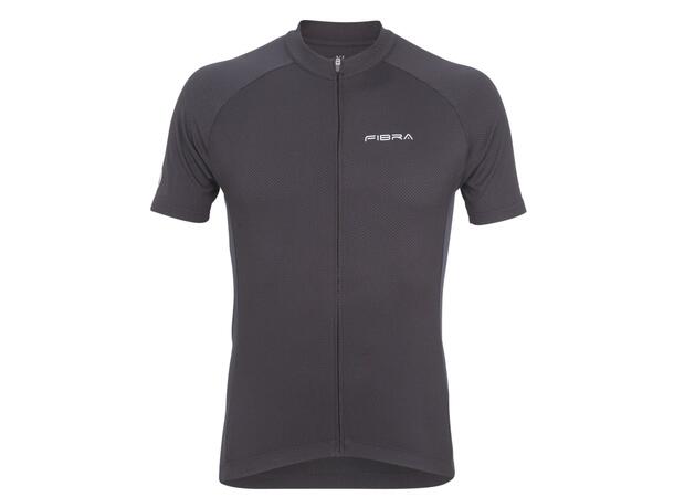 FIBRA Active Bike SS Jersey Sort L Sykkeltrøye i pustende stretch 