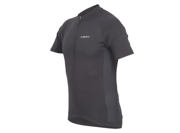 FIBRA Active Bike SS Jersey Sort L Sykkeltrøye i pustende stretch 