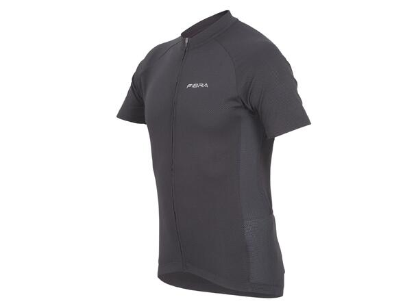 FIBRA Active Bike SS Jersey Sort L Sykkeltrøye i pustende stretch 
