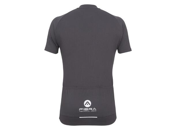 FIBRA Active Bike SS Jersey Sort L Sykkeltrøye i pustende stretch 