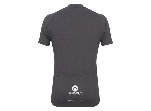 FIBRA Active Bike SS Jersey Sort L Sykkeltrøye i pustende stretch 