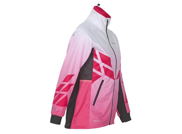 FIBRA Sync Hybrid Jacket W Rosa M Treningsjakke med vindtett front 