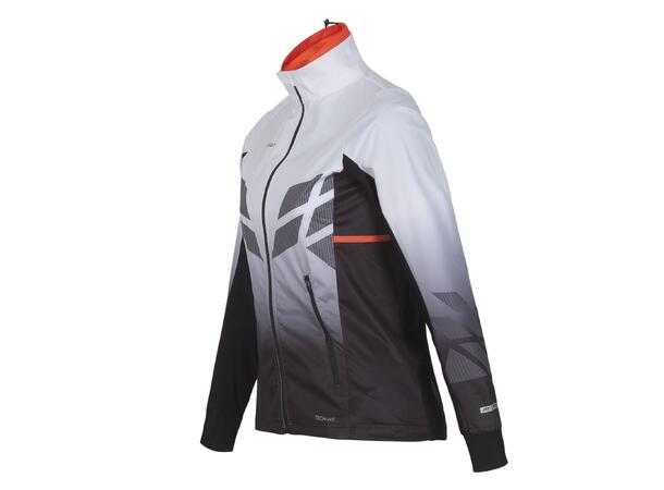 FIBRA Sync Hybrid Jacket W Sort M Treningsjakke med vindtett front 