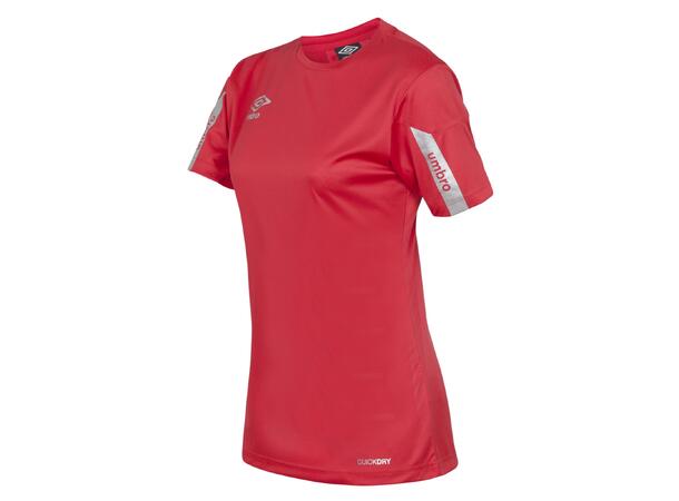 UMBRO Core SS Jersey W Rød 34 Teknisk kortermet spillertrøye 
