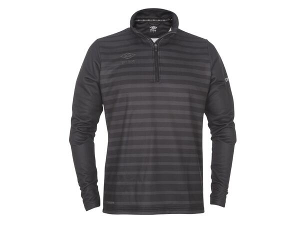UMBRO Sublime Half Zip 2 jr Sort 164 Sublimert klubbgenser med glidelås 