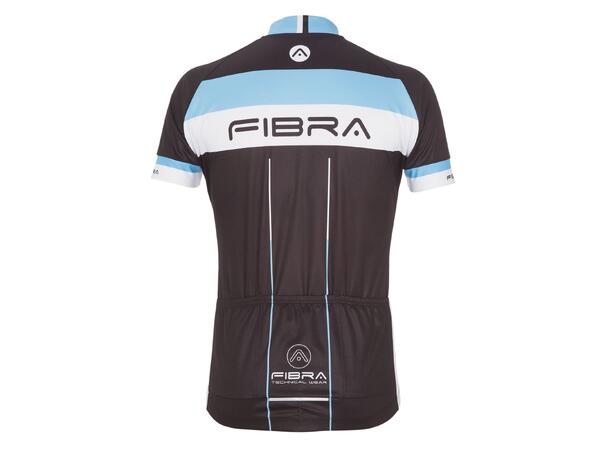 FIBRA Elite Bike Ss Jersey Sort XL Sykkeltrøye i pustende stretch