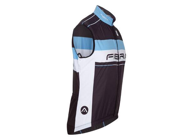 FIBRA Elite Bike Wind Vest Sort 3XL Vindtett sykkelvest 