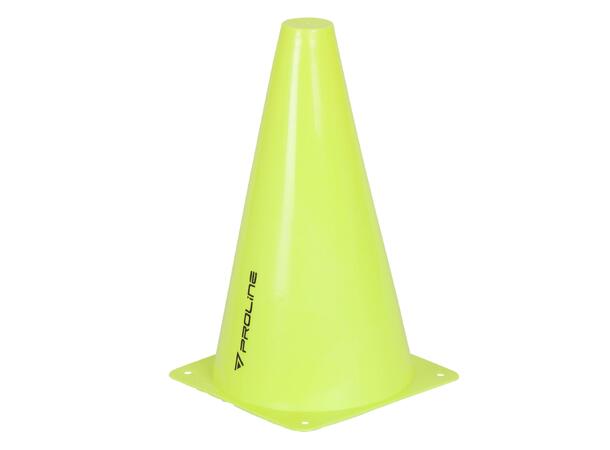 PROLINE Cones 23 cm Single Gul OS Kjegle i solid plastmateriale