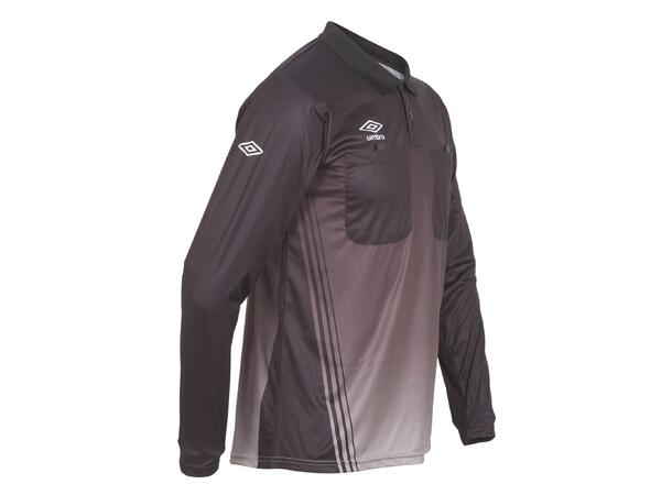 UMBRO Collina Referee LS Jsy Sort XS Teknisk, langermet dommertrøye 