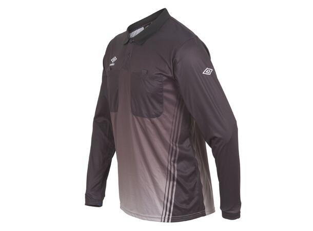 UMBRO Collina Referee LS Jsy Sort XS Teknisk, langermet dommertrøye 