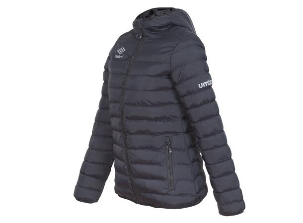 UMBRO Core Isopad Jacket Sort XL Vattert jakke med hette