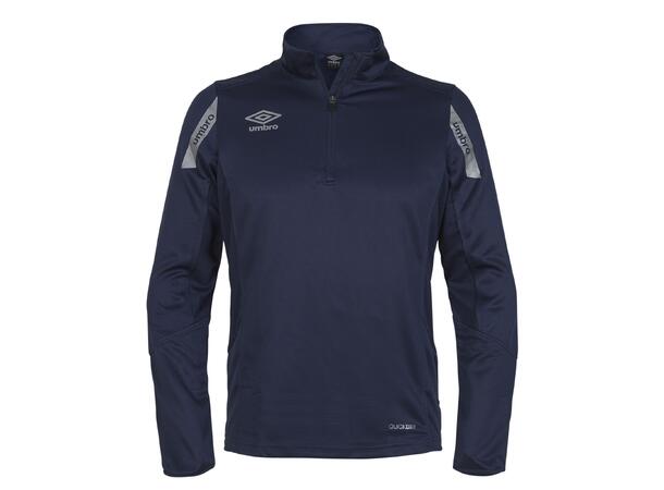 UMBRO Core Sweat Half Zip Marine XS Treningsgenser i teknisk kvalitet 
