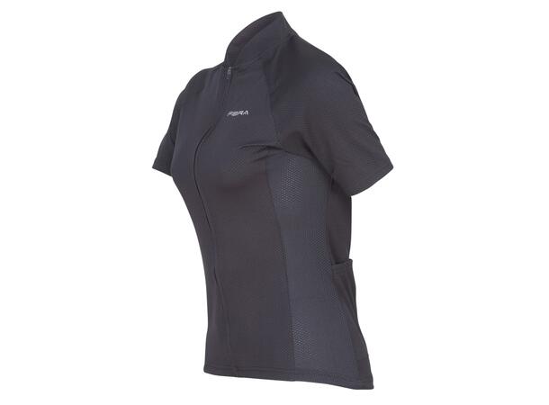 FIBRA Active Bike SS Jersey W Sort S Sykkeltrøye i pustende mesh 