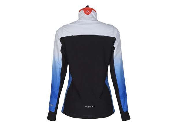 FIBRA Sync Hybrid Jacket W Blå XS Treningsjakke med vindtett front