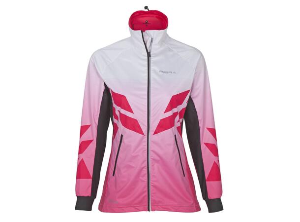 FIBRA Sync Hybrid Jacket W Rosa XL Treningsjakke med vindtett front